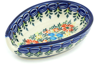 5" Spoon Rest - D156 | Polish Pottery House