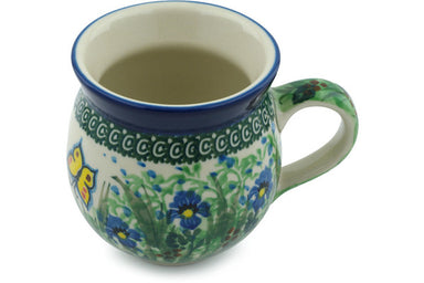 12 oz Bubble Mug - Spring Garden | Polish Pottery House