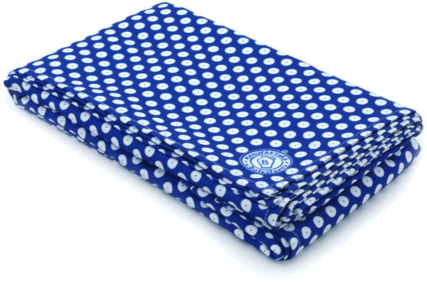 102" Stain Resistant Tablecloth 61" x 102" (155 x 260 cm) - Peacock Eyes