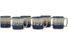 Set of 6 Mugs - Spring Flowers