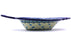11" Leaf Shaped Bowl - Forget Me Not