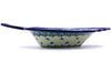 11" Leaf Shaped Bowl - Forget Me Not
