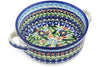 8" Round Baker with Handles - Flor-De-Lis