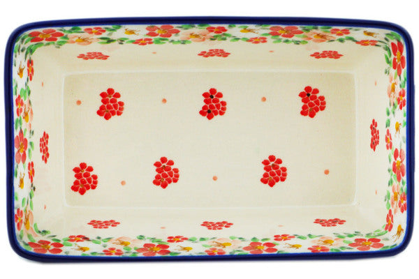 8" Loaf Pan 8" - Rosey Starburst Poppy