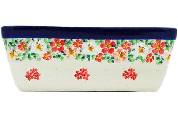 8" Loaf Pan 8" - Rosey Starburst Poppy