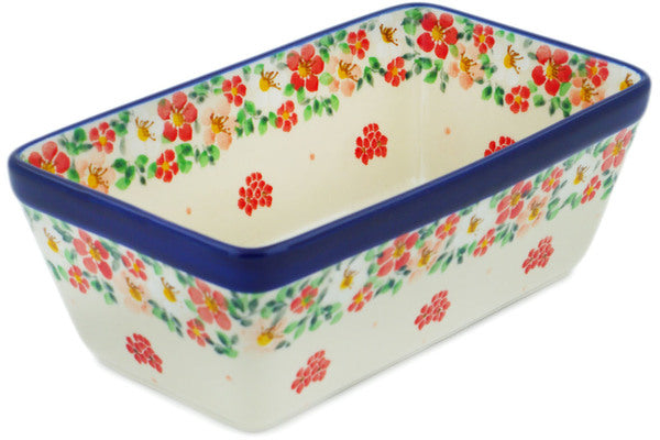 8" Loaf Pan 8" - Rosey Starburst Poppy