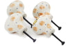 Set of 4 Drawer Pull Knobs 1-1/2 inch - Spring Flowers