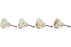 Set of 4 Drawer Pull Knobs 1-1/2 inch - Spring Flowers