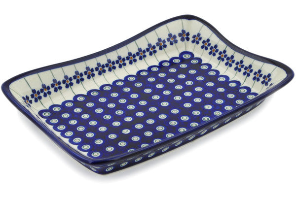 10" Platter - Flowering Peacock