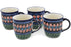 Set of Four 12oz Mugs - Harlequin