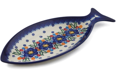 13" Fish Shaped Platter - Lightbug Garden
