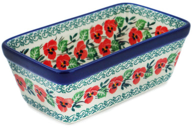 Polish Pottery Under The Christmas Tree Loaf Pan