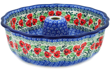 Bundt Cake Pan (Winter Skies)  AA55-2826X - The Polish Pottery Outlet