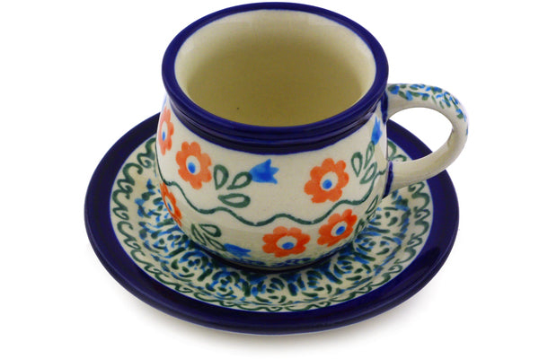 2 oz Espresso Cup Ceramika Artystyczna H1609J – Polish Pottery Sales