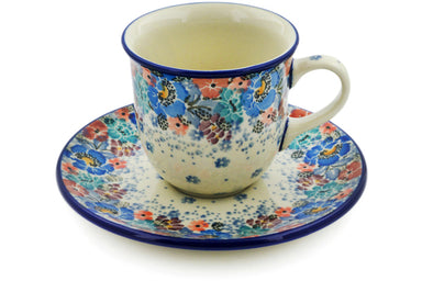 2 oz Espresso Cup Ceramika Artystyczna H1609J – Polish Pottery Sales