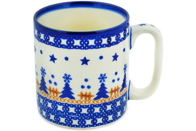 16 oz Mug with Cover Fits Car Cup Holder - Color Palette Polish Pottery