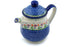 6 cup Tea Pot - D19 | Polish Pottery House