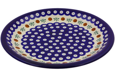 9" Luncheon Plate - Blue Old Poland | Polish Pottery House
