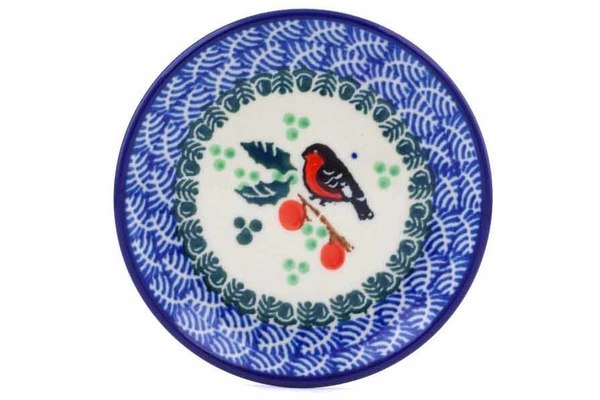 4" Coaster - 1257X | Polish Pottery House