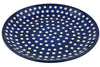 11" Dinner Plate - Polka Dot | Polish Pottery House