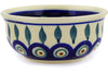 6 oz Condiment Bowl - Peacock | Polish Pottery House