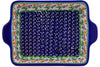6" x 9" Rectangular Baker with Handles - D19 | Polish Pottery House