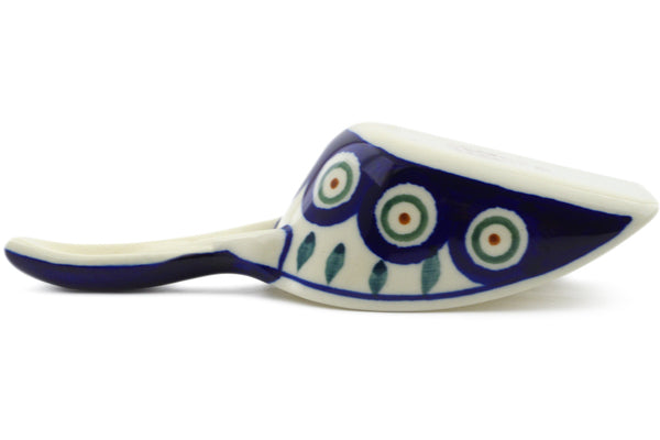 6" Scoop - Peacock | Polish Pottery House