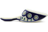 6" Scoop - Peacock | Polish Pottery House
