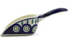6" Scoop - Peacock | Polish Pottery House