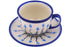 7 oz Cup with Saucer - D107 | Polish Pottery House