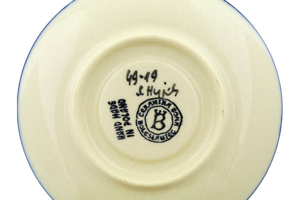 7 oz Cup with Saucer - D19 | Polish Pottery House