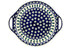 13" Tray with Handles - Peacock | Polish Pottery House