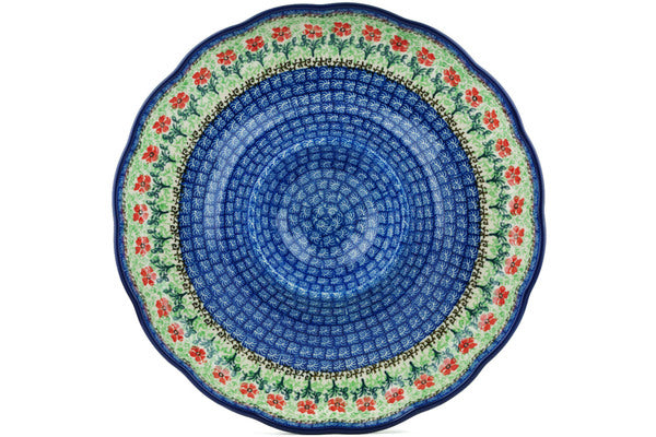 12" Chip and Dip Platter - Cosmos | Polish Pottery House