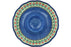 12" Chip and Dip Platter - Cosmos | Polish Pottery House
