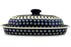 4 cup Bread Bin - Peacock | Polish Pottery House