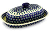 4 cup Bread Bin - Peacock | Polish Pottery House