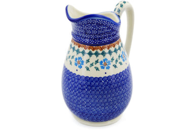 7 cup Pitcher - Sky Spin | Polish Pottery House