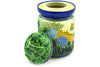 15 cup Canister - Spring Garden | Polish Pottery House