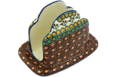 5" Napkin Holder - Desert Sun | Polish Pottery House