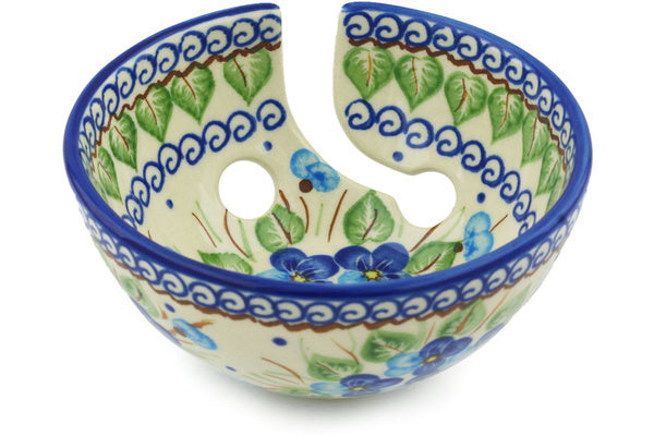6" Yarn Bowl - D155 | Polish Pottery House