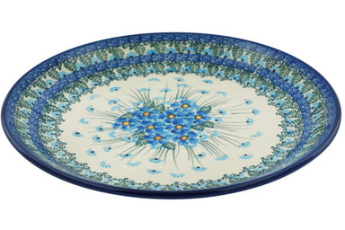 11" Dinner Plate - Empire Blue | Polish Pottery House