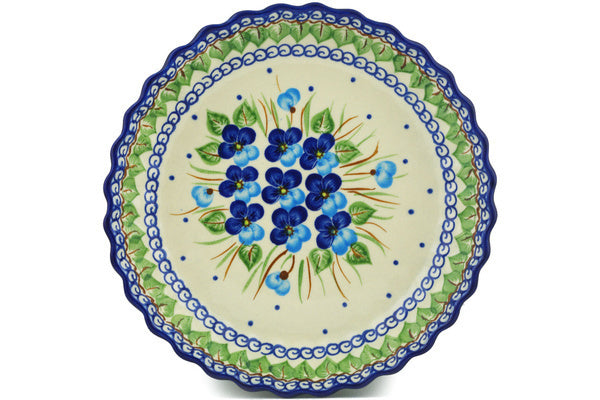 10" Fluted Pie Plate - D155 | Polish Pottery House