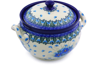 7 cup Soup Tureen - Empire Blue | Polish Pottery House