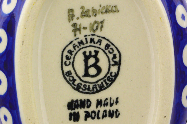 5" Spoon Rest - D107 | Polish Pottery House