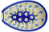 5" Spoon Rest - D107 | Polish Pottery House