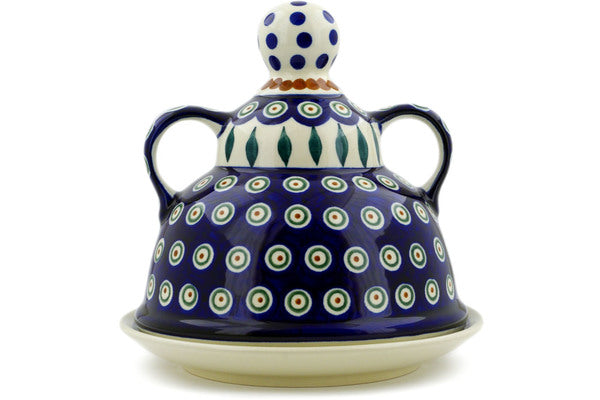 7" Cheese Lady - Peacock | Polish Pottery House
