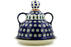 7" Cheese Lady - Peacock | Polish Pottery House