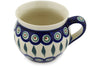 12 oz Bubble Mug - Peacock | Polish Pottery House