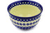 5 cup Serving Bowl - Floral Peacock | Polish Pottery House