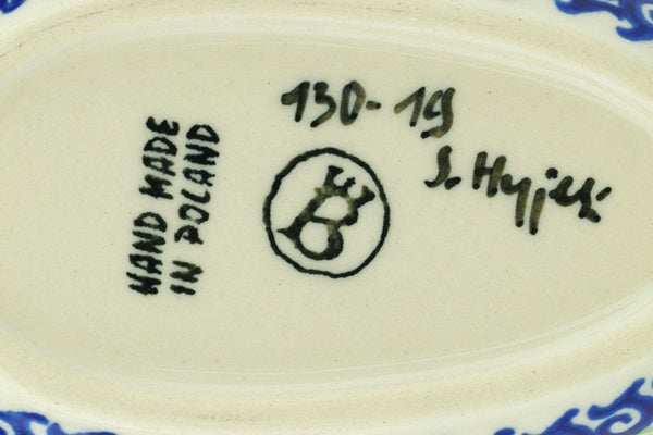 5" Spoon Rest - D19 | Polish Pottery House